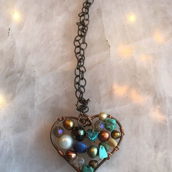 COPPERĀ HEARTāNecklace!ā - Picture 3 of 7